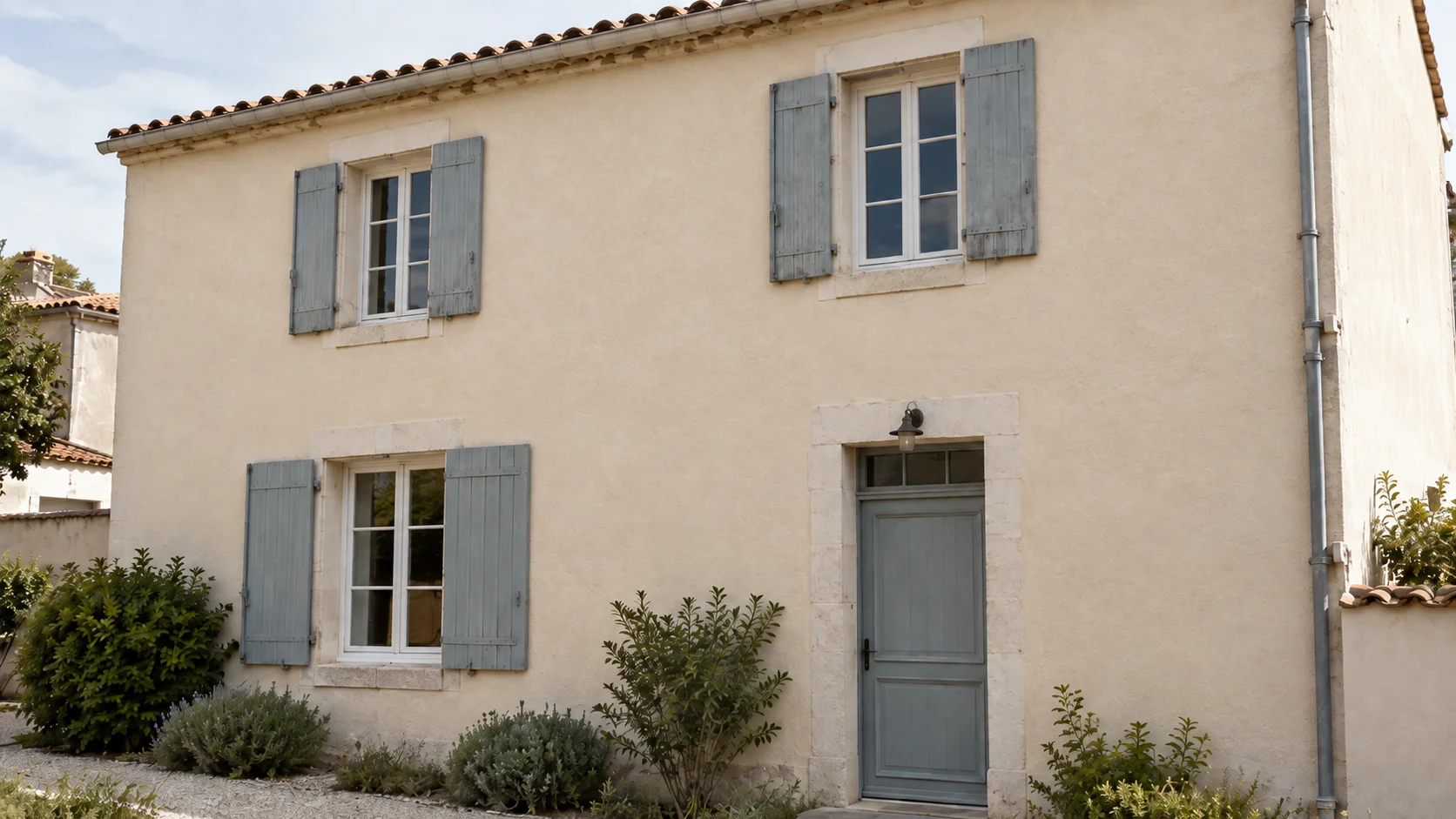Peinture extérieure après